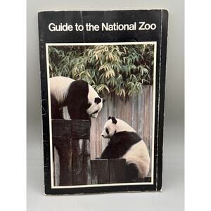 Guide to the National Zoo 1982 Vintage Color Map Booklet